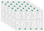 Lacasa 50 Pcs 3 Reflective Mailbox Numbers For Outside, Inch, Sets. Fixed Price $9.11.