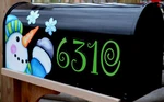 Magnet (partial Cover) Snowman Snowflakes Personalized For Blk. Fixed Price $19.95.