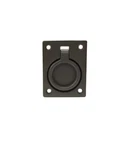 Qcaa Solid Brass Flush Ring Pull, 2-1/2" X 1-7/8", Oil Rubbed Bronze US10B. Fixed Price $30.37.