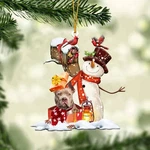 American Bully In Mailbox Gift Christmas Ornament, Custom Acrylic. Fixed Price $16.99.