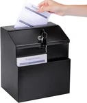 Suggestion Box With Slot And Lock & 50 Sheets Wall Mounted Comment Ba. Fixed Price $30.95.
