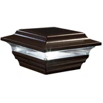 Bright White Solar Deck Post Light, Easy Install. Fixed Price $75.99.