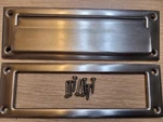 Deltana MS626U15 Brushed Nickel 8-7/8W Solid Brass Mail Slot With Interior Frame. Fixed Price $58.75.