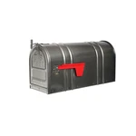 Postal Pro Carlton Mount Mailbox Pewter. Fixed Price $36.99.