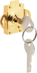 Prime-line MP4048 Mail Box Lock, 1/4 In. Throw, Steel, Brass Plated (single Pack. Fixed Price $11.49.