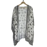 Max Studio Brown/white Floral Boho Kimono, Beachy, Oversized, Cover-up, 3X. Fixed Price $19.20.