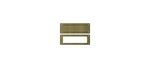 Deltana MS626U5 Mail Slot 8-7/8" With Interior Frame Antique Brass. Fixed Price $68.78.