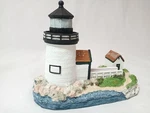 Harbour Lights Lighthouse #162 Brant Point Massachusetts W/box Coa 1995. Fixed Price $35.00.