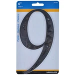 Hillman 847383 Weather Resistant Black Nail-on #9 Number 6 In. (pack Of 3). Fixed Price $10.65.