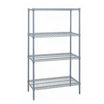 Quantum WR63-3672GY-5 Nsf Shelf Gray Epoxy Wire Shelving Starter Kit 72" .... Fixed Price $1322.36.