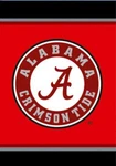 Alabama Crimson Tide 28 X 40 Inch Screen Printed Vertical House Flag. Fixed Price $34.99.