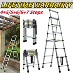Telescopic Ladder Aluminum Extendable Multi Purpose Loft Roof Step 3 Size. Fixed Price $94.53.