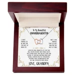 To My Granddaughter Necklace, Gift From Grandpa. Fixed Price $31.99.