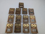 Post Office Brass Eagle U.s Mail Box Double Lock Door W/combination. Fixed Price $35.00.