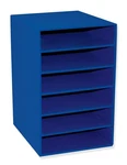 Pacon 001312 6-SHELF Organizer, 13-1/2-INCH X12-INCH X17-3/4-INCH, Blue. Fixed Price $71.29.