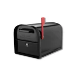 Architectural Mailbox Post Mount Oasis Black Galvanized 6300B-10. Fixed Price $146.99.