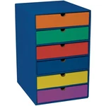 Pacon 6-SHELF Organizer, 13 1/2" X 12" 17-3/4", Blue. Fixed Price $51.50.