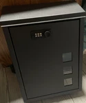 Uniqlife YX-M345 Wall Mount Locking Metal Mailbox Matte Black Modern. Fixed Price $20.00.