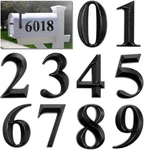 Self-adhesive Inch House Mailbox Numbers For Outside 0-9, 3'', BLACK,10 Pcs. Fixed Price $14.41.