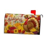 Happy Thanksgiving Day Mailbox Cover Magnetic Standard Size 21 18. Fixed Price $20.52.
