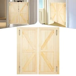 Wooden Swinging Doors 1.38 35.43*15.75 For Bathroom Double With Hinge. Fixed Price $94.55.