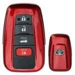 Glossy Red Key Fob Shell Cover For 17/18-UP Toyota Camry Prius Prime Mirai C-hr. Fixed Price $13.69.