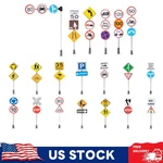 6-14PCS Diy Architectural Sand Table Model Mini Traffic Signboards Landscapes. Fixed Price $15.63.