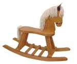 Wooden Rocking Horse Flat Seat Amish Built Solid Oak Kids Toy!. Fixed Price $305.00.
