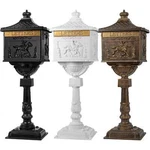 Heavy Duty Postal Security Cast Aluminum Vertical Pedestal. Fixed Price $119.99.