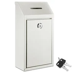 Metal Donation Cash Box Collection Safe Suggestion With Lock Wall Mounted.... Fixed Price $28.86.