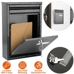 Locking Mailboxes Wall Mounted Key Drop Steel Rust-proof Post. Fixed Price $34.43.