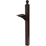 Gibraltar Mailboxes Landover Aluminum Venetian Bronze, Post, LP000BZ0. Fixed Price $180.00.
