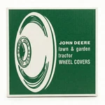 Chrome John Deere 12" Hub Caps M42184 Wheel Covers Baby Moons Lawn Tractor. Fixed Price $107.50.