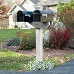Highwood Hazelton Double-sided Mailbox Post. Fixed Price $279.99.