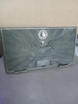 Bronze Eagle Post Office Box Door. 11X6" #37COMBO Lock Unaltered Nice Frame Orig. Fixed Price $169.00.