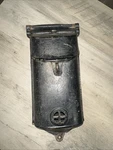 Vintage Cast Iron Wall-mounted Mailbox W/peep Hole & Flaps -1920 Era. Fixed Price $150.00.