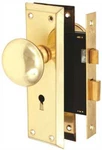 Stuff Mortise Bit Key Lock With Knobs, Spindles & Eschutcheon Plates. Fixed Price $39.99.