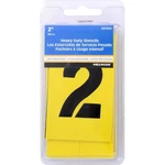 Hillman 2 In. Card Stock Letter And Number Inch Stencil Set 36 Pk. Fixed Price $8.06.