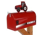 Case Ih Rural Style Mailbox With Topper Tractor Red. Fixed Price $107.99.