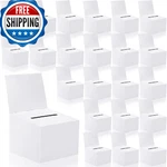 Zzhxkjhky Raffle Boxes Ballot For Fundraising,cardboard With Slot Ti. Fixed Price $36.44.