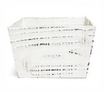 Distressed White Decorative Box. Fixed Price $56.00.