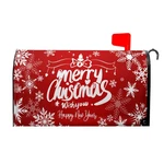 Granbey Merry Christmas Mailbox Cover Magnetic 21X18", Red. Fixed Price $10.06.