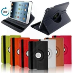 Leather 360 Degree Rotating Smart Case Stand Cover For All Apple Ipad Model. Fixed Price $7.99.