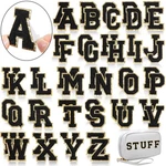 52 Pcs Chenille Letter Patches A-z, Self Adhesive Alphabet For Clothe.... Fixed Price $26.47.