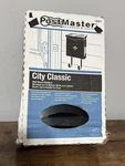 Postmaster City Classic Vertical Wall Mount Mailbox Galvanized Steel Black LBW11. Fixed Price $16.99.