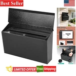 Elegant Locking Wall Mount Mailbox - Large Capacity For Secure Outdoor Storage. Fixed Price $58.49.