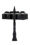 Bbq Better Mailboxes - Quadruple Decorative Cast Aluminum. Fixed Price $699.00.
