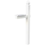 Gibraltar White Mailbox Post. Fixed Price $80.69.
