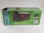 Gibraltar E1100BZ0 Post Mount Elite Medium Galvanized Steel Mailbox Damaged. Fixed Price $24.83.