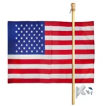Valley Forge American Flag Set 30 In. H X 4 Ft. W. Fixed Price $57.83.